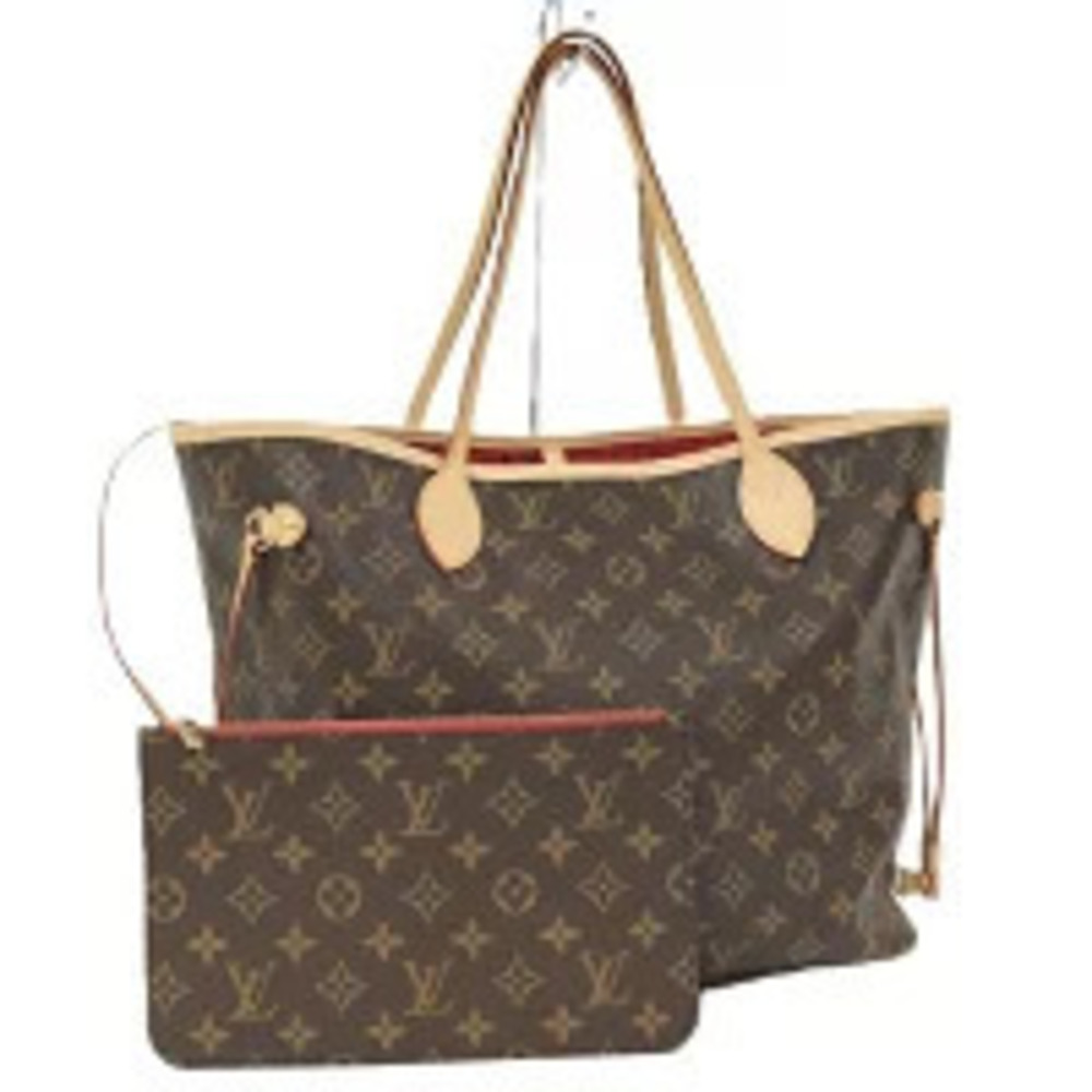 LOUIS VUITTON Neverfull Tote Bag Pouch Clutch Monogram
